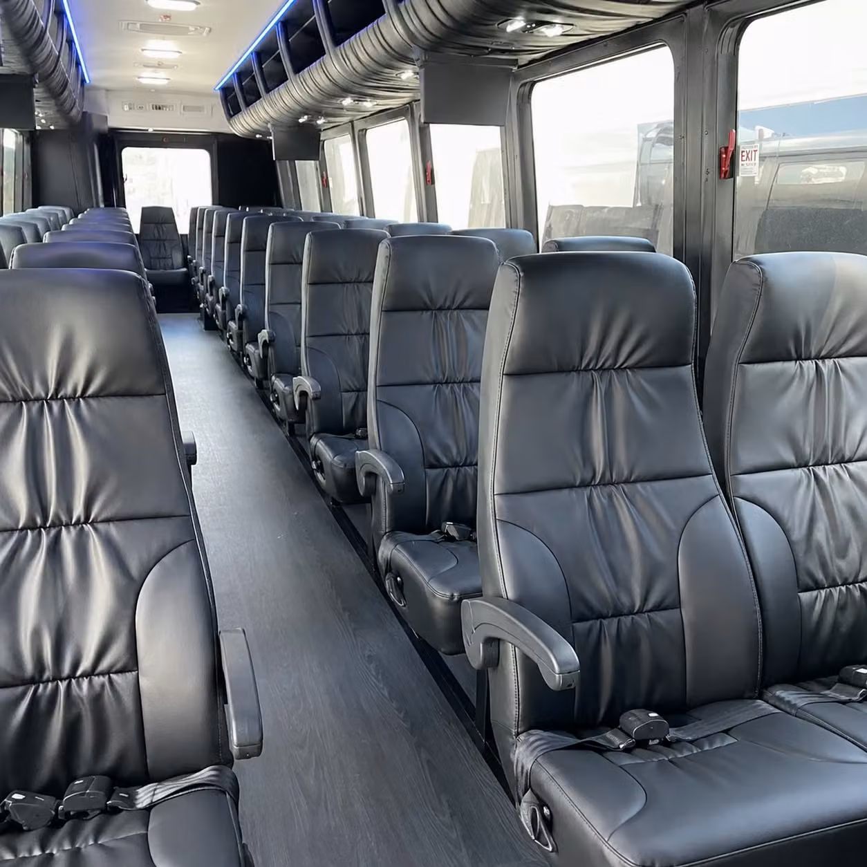 28 passenger minibus inside