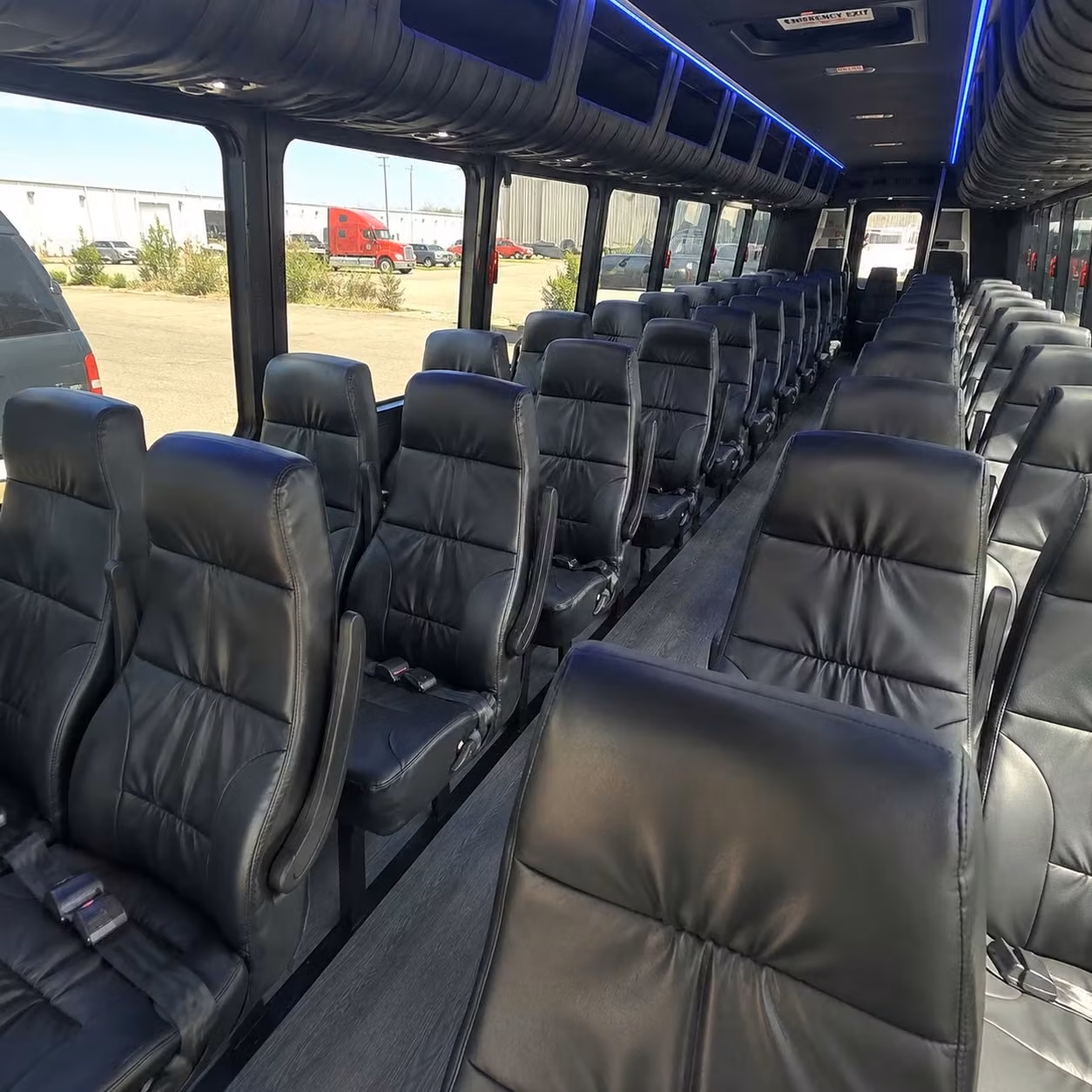 30 passenger minibus interior