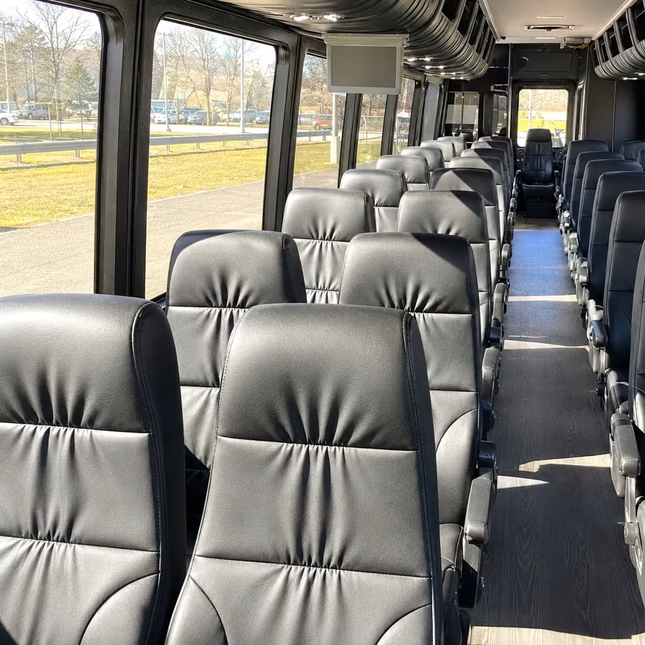 35 passenger minibus inside