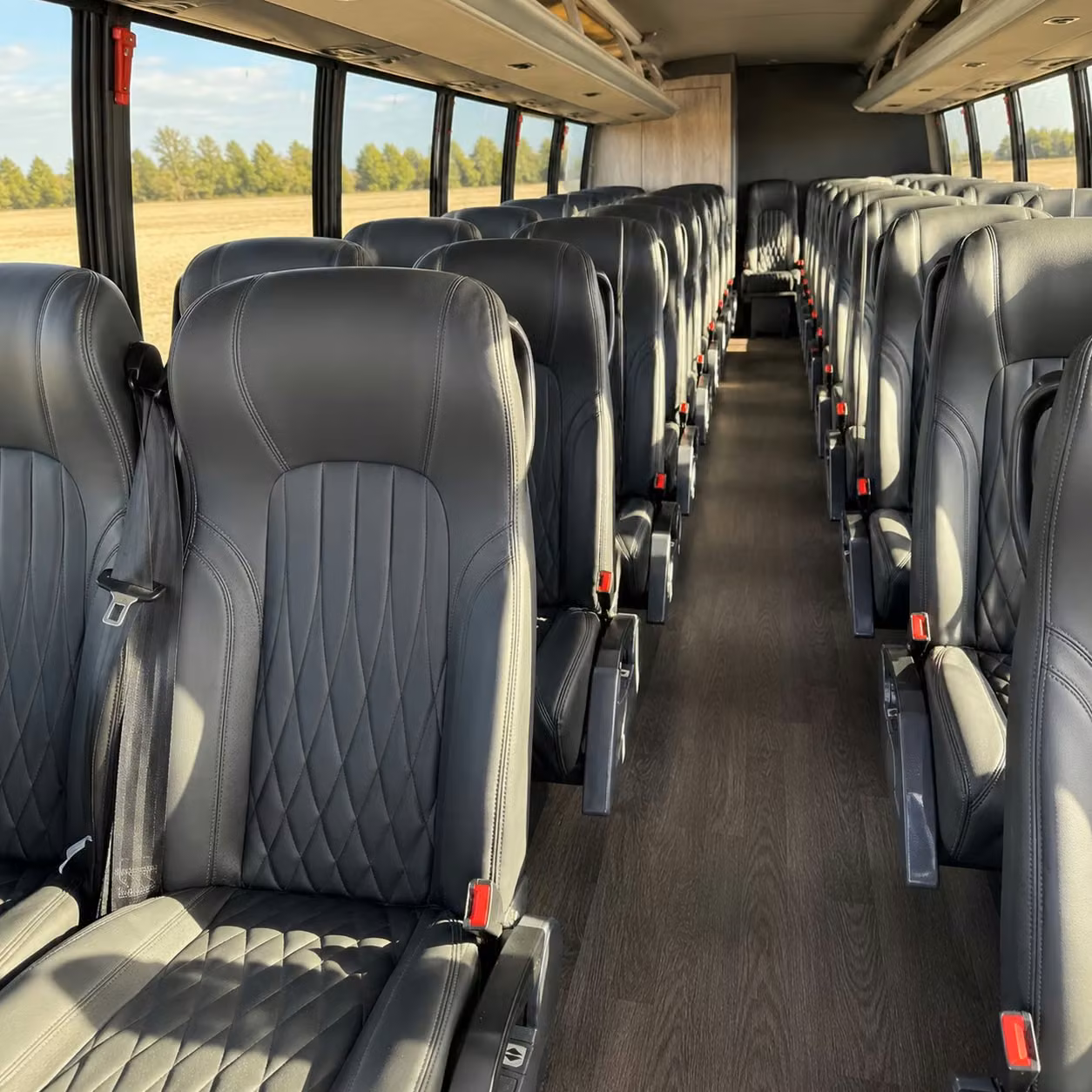 35 passenger minibus interior